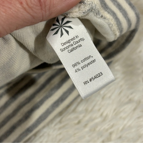 Athleta Women’s Ease Up Sweatshirt Dress striped jersey   Size XS - Picture 6 of 11